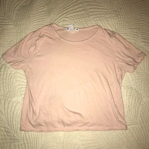 Pink crop top
